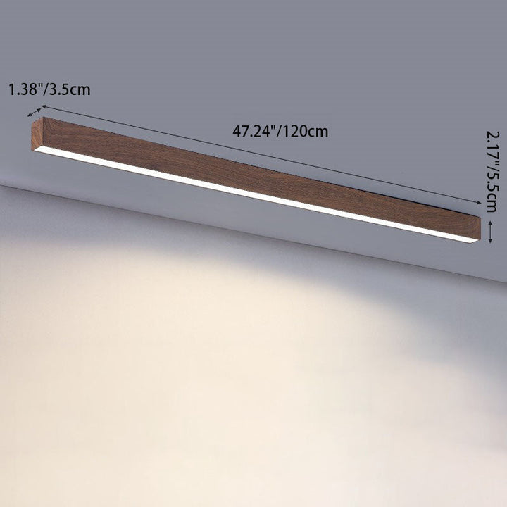 Minimalist Aluminum LED Flush Mount Ceiling Light