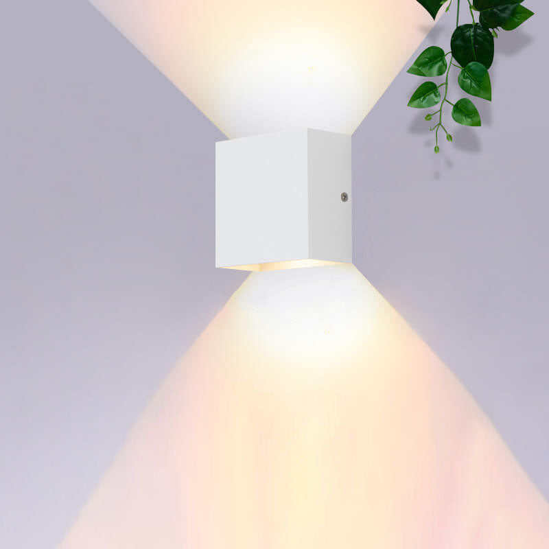 Minimalist Square Aluminum LED Wall Sconce