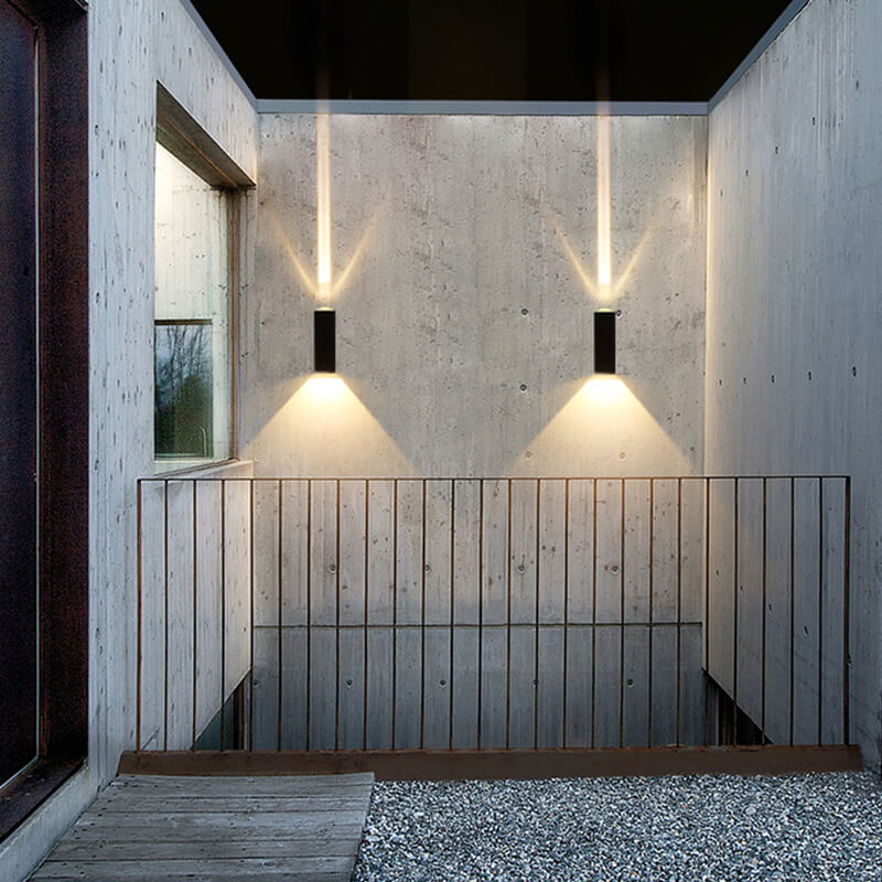 Minimalist Rectangular Aluminum LED Outdoor Wall Light