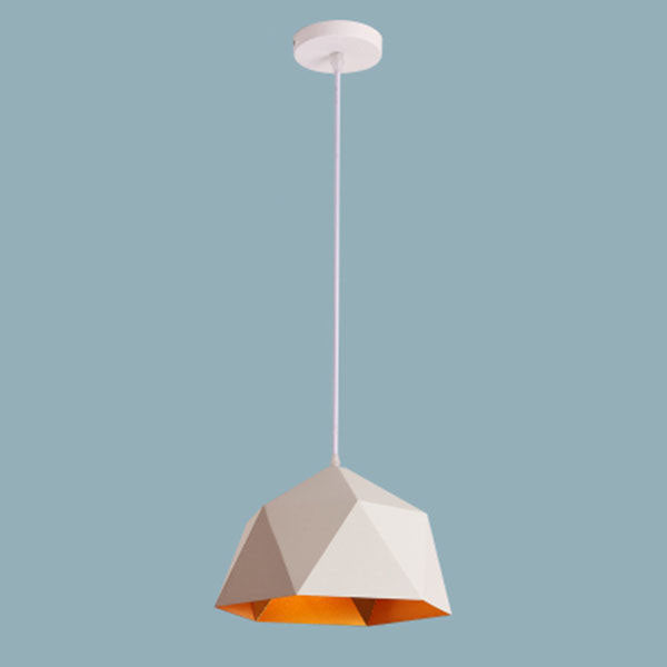 Modern Geometric Iron Pendant Light