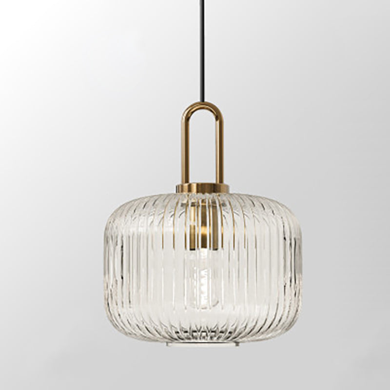 Contemporary Round Stainless Steel Pendant Light