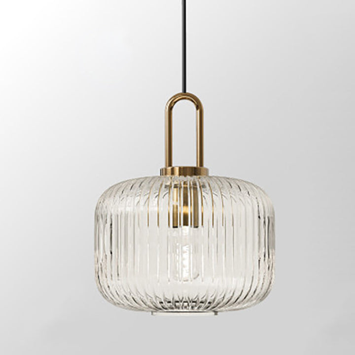 Contemporary Round Stainless Steel Pendant Light