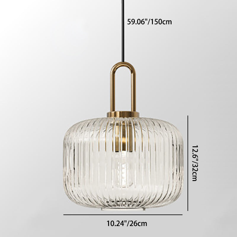 Contemporary Round Stainless Steel Pendant Light