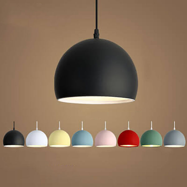 Modern Round Iron Pendant Light