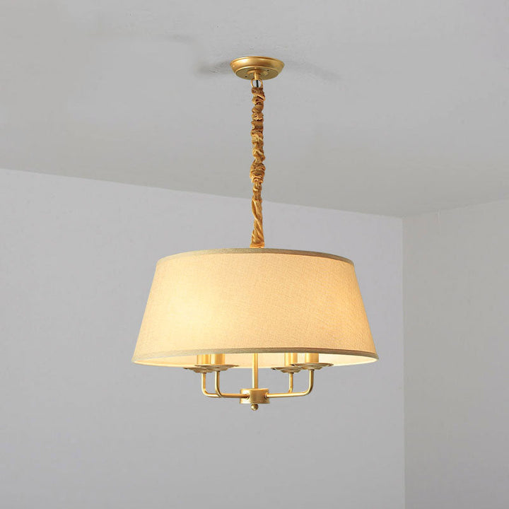 Vintage Iron 4-Light Pendant Light