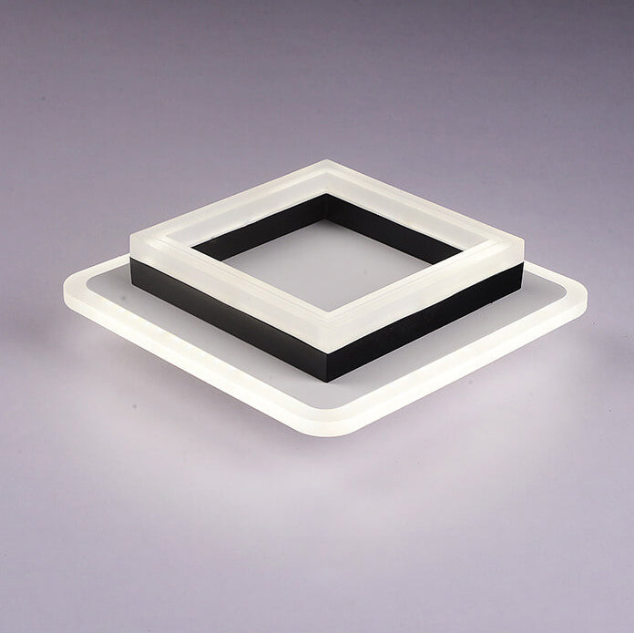 Nordic Square Acrylic LED Flush Mount Ceiling Light