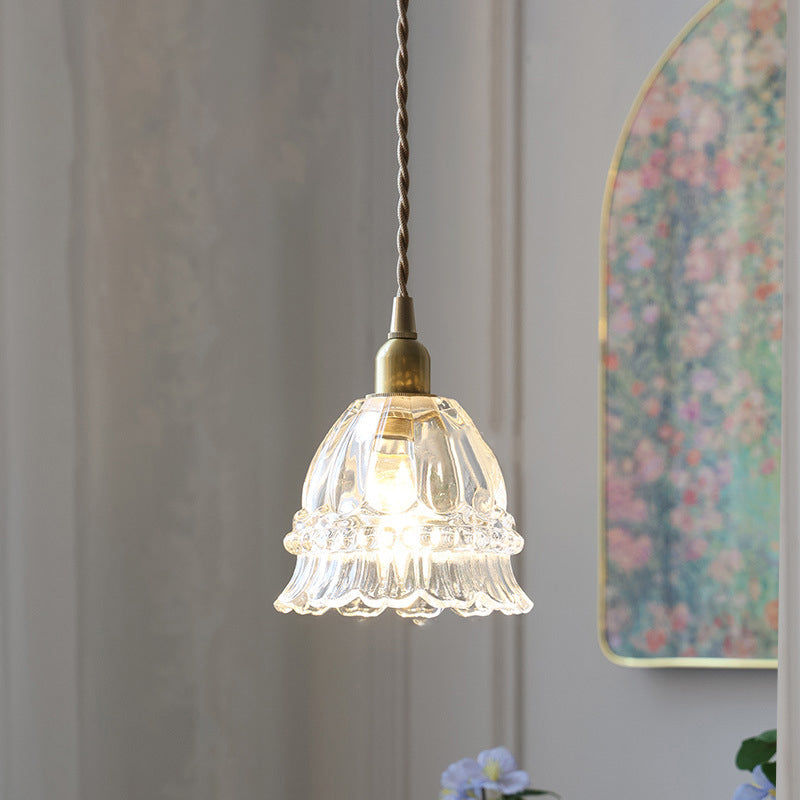 Traditional Walnut Pendant Light