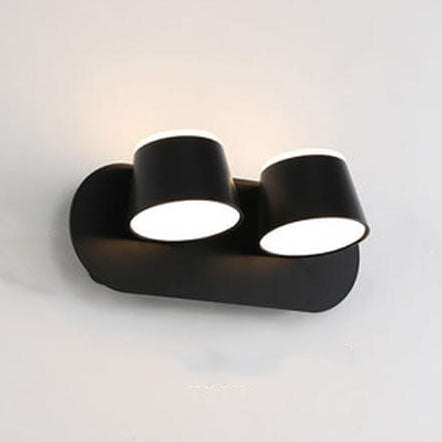Nordic Cylinder 3-Light Rotatable LED Wall Sconce