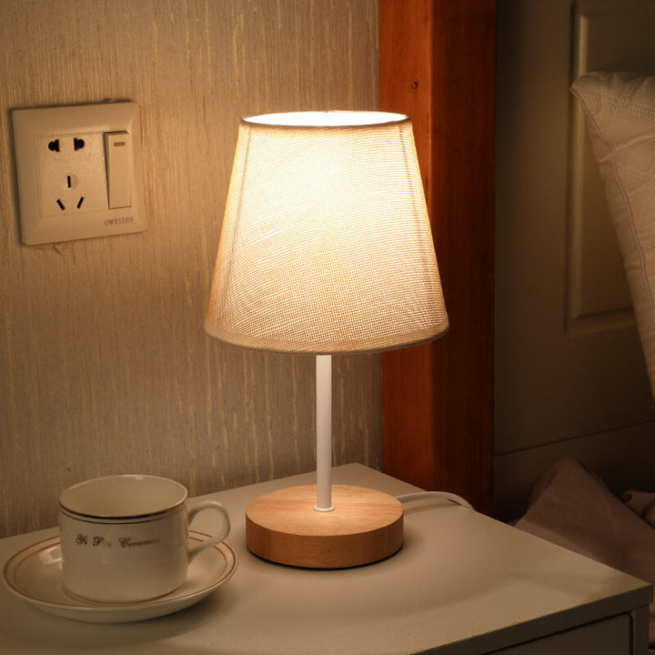 Contemporary Solid Wood LED Decorative Light