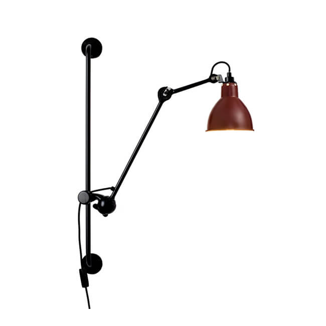 Vintage Industrial Iron Swing Arm Wall Sconce