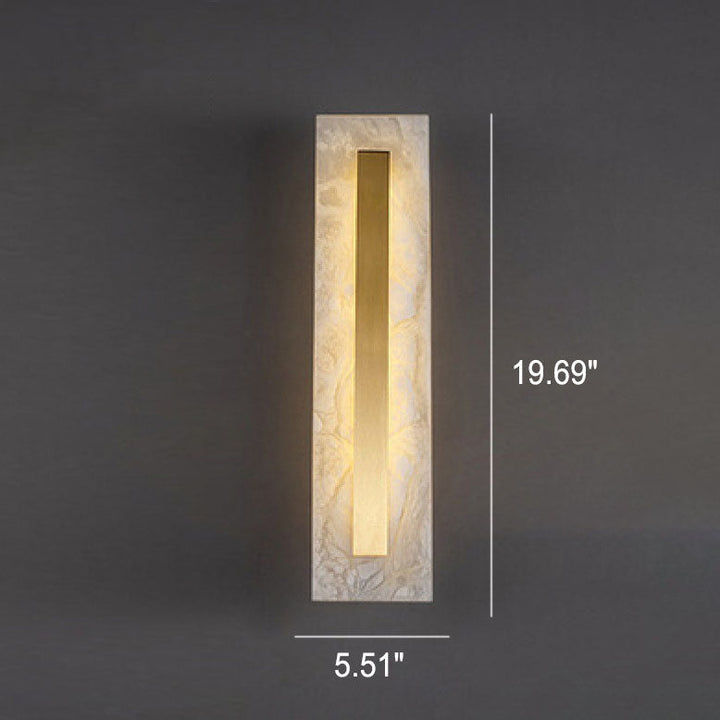 Luxury Square Marble LED Wall Sconce