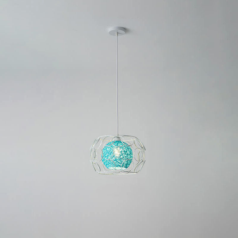 Minimalist Drum Iron Pendant Light