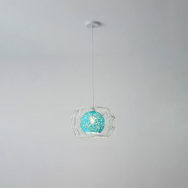 Minimalist Drum Iron Pendant Light