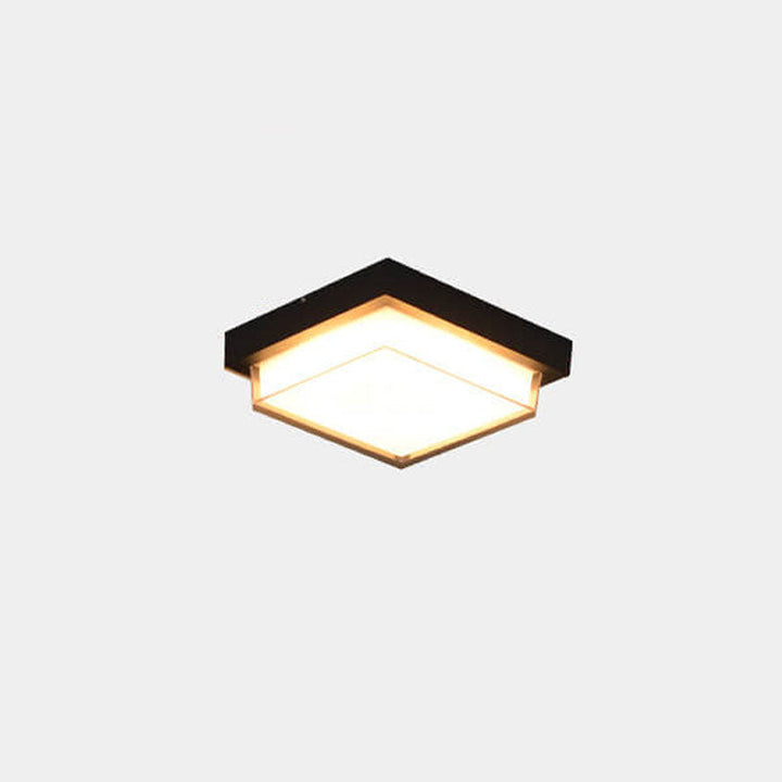 Minimalist Square Aluminum LED Flush Mount Ceiling Light