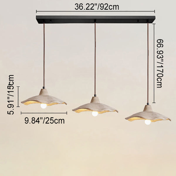 Vintage Flower 3-Light Chandelier