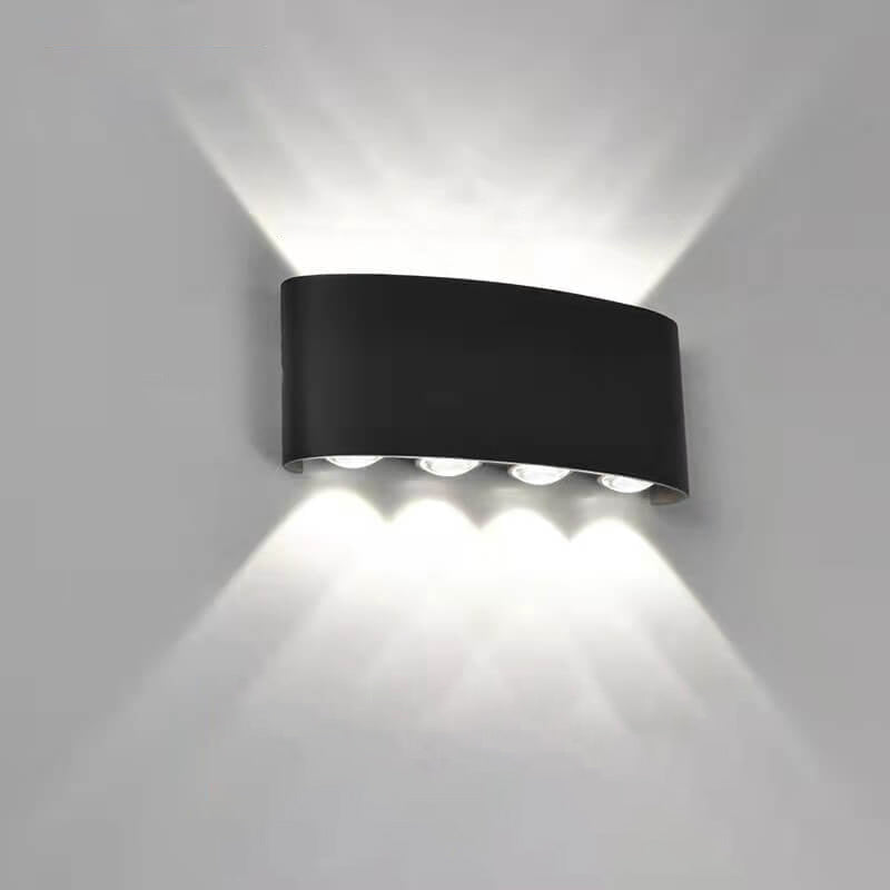 Modern Arc Waterproof LED Wall Sconce