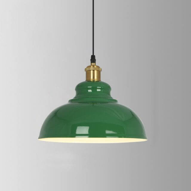 Industrial Dome Iron Pendant Light