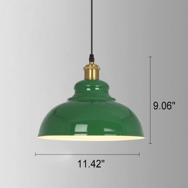 Industrial Dome Iron Pendant Light