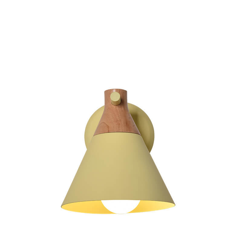 Nordic Solid Wood Wall Sconce