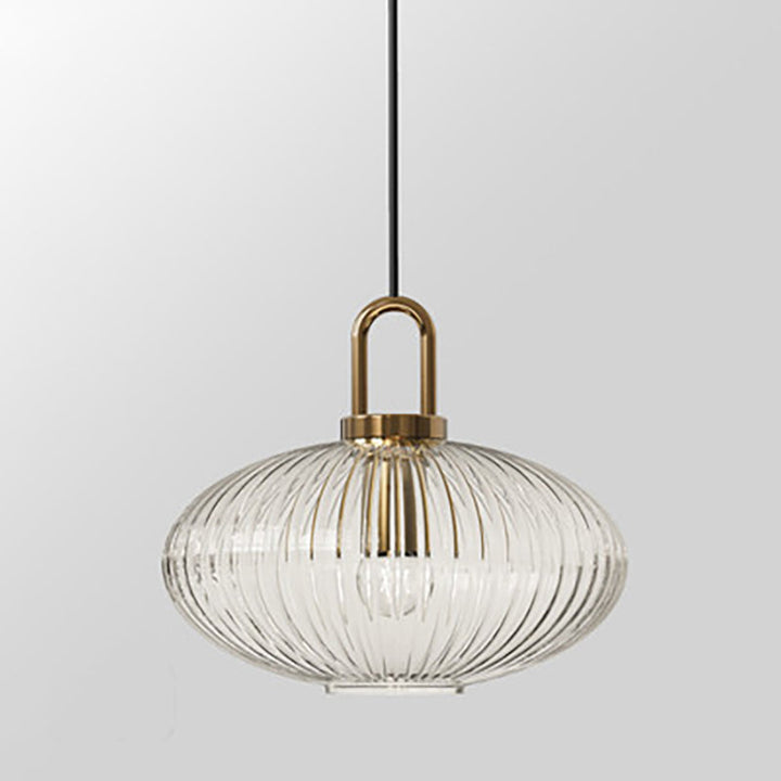 Contemporary Round Stainless Steel Pendant Light