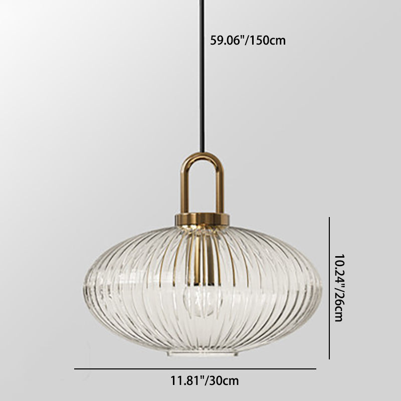 Contemporary Round Stainless Steel Pendant Light