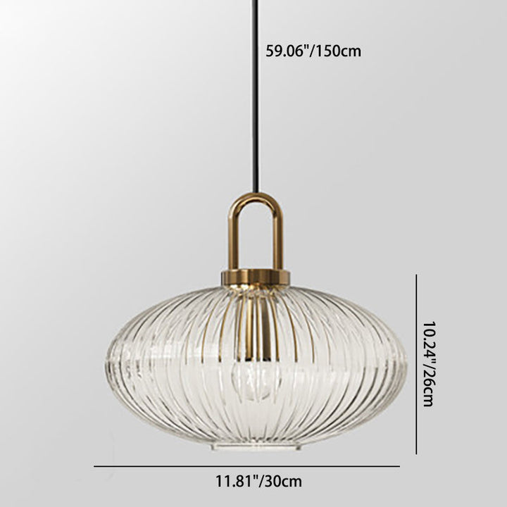 Contemporary Round Stainless Steel Pendant Light
