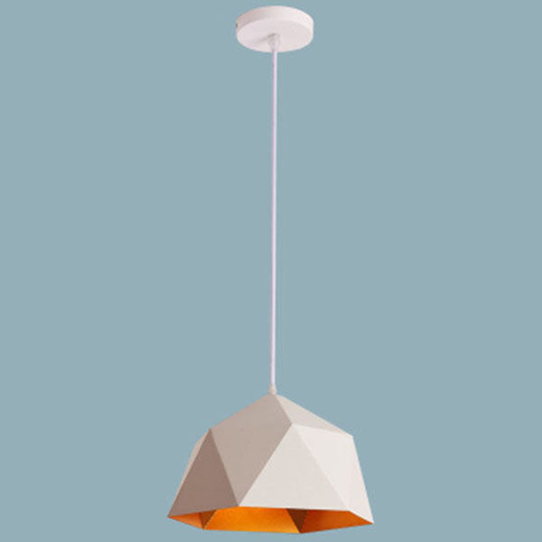 Modern Geometric Iron Pendant Light