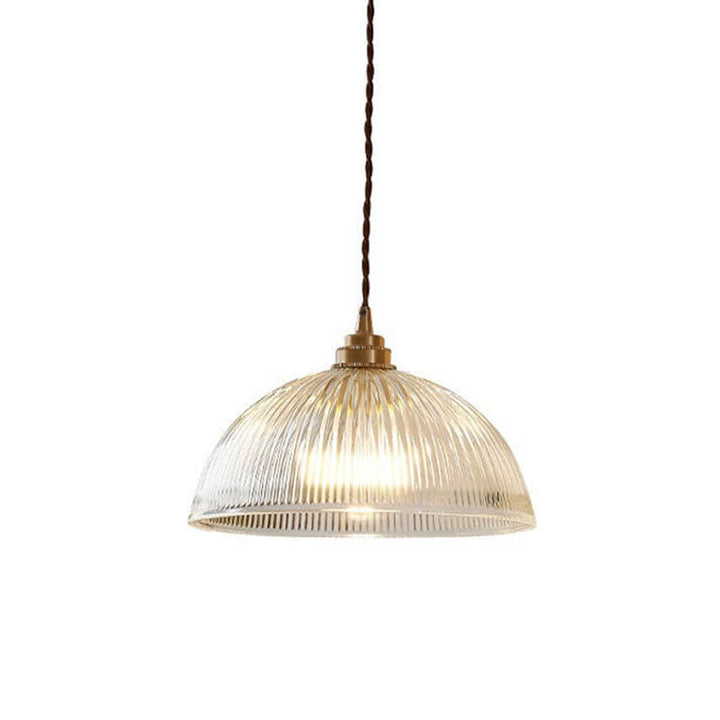 Minimalist Dome Brass Pendant Light