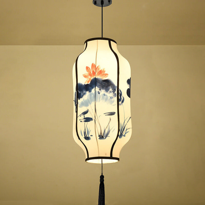 Lantern Fabric Pendant Light