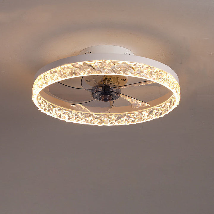 Modern Ring LED Ceiling Fan Light