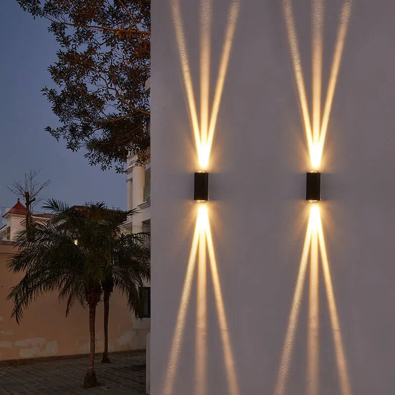Minimalist Rectangular Aluminum LED Outdoor Wall Light
