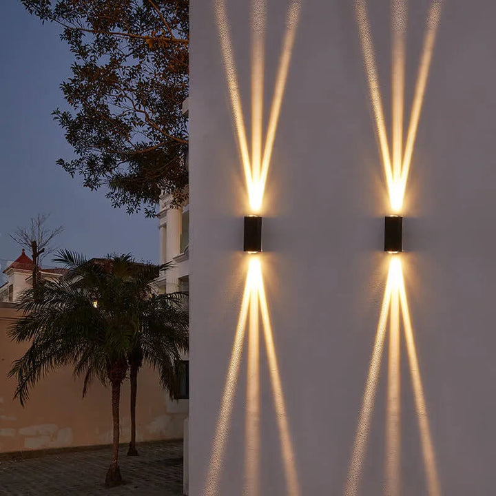 Minimalist Rectangular Aluminum LED Outdoor Wall Light