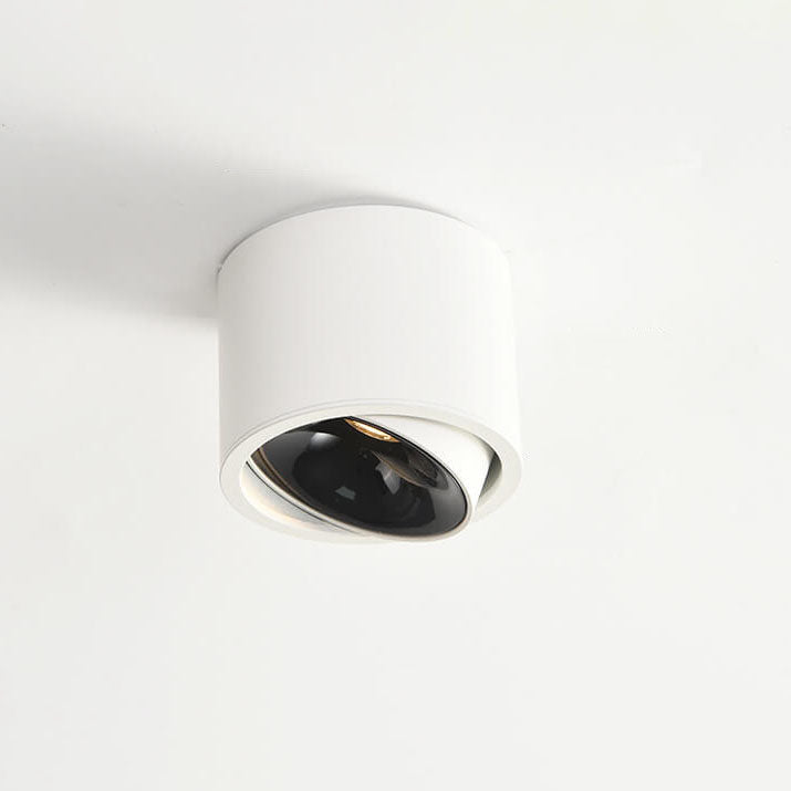 Minimalist Round Aluminum LED Flush Mount Ceiling Light