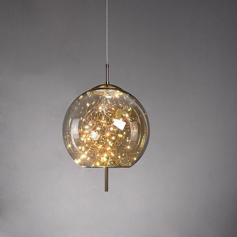 Nordic Cylinder Glass Pendant Light
