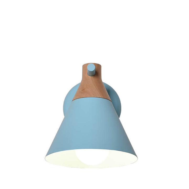 Nordic Solid Wood Wall Sconce