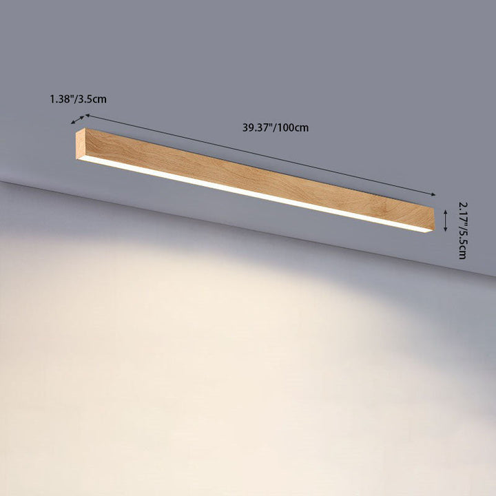 Minimalist Aluminum LED Flush Mount Ceiling Light