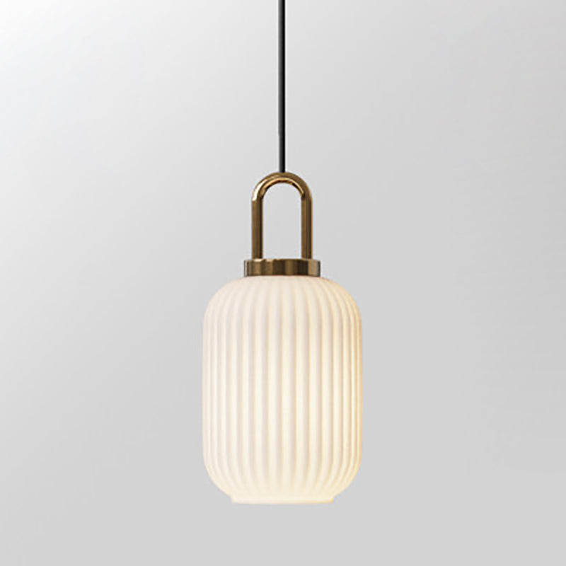 Contemporary Round Stainless Steel Pendant Light