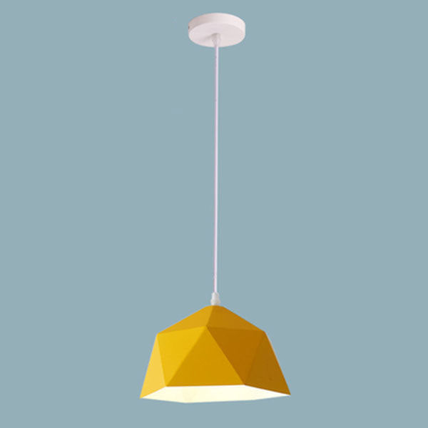 Modern Geometric Iron Pendant Light