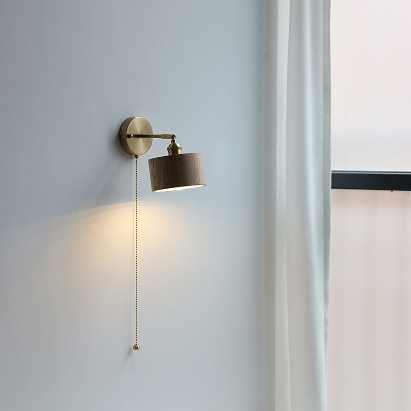 Nordic Round Copper Wall Sconce