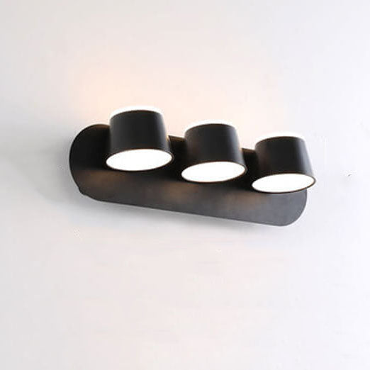 Nordic Cylinder 3-Light Rotatable LED Wall Sconce