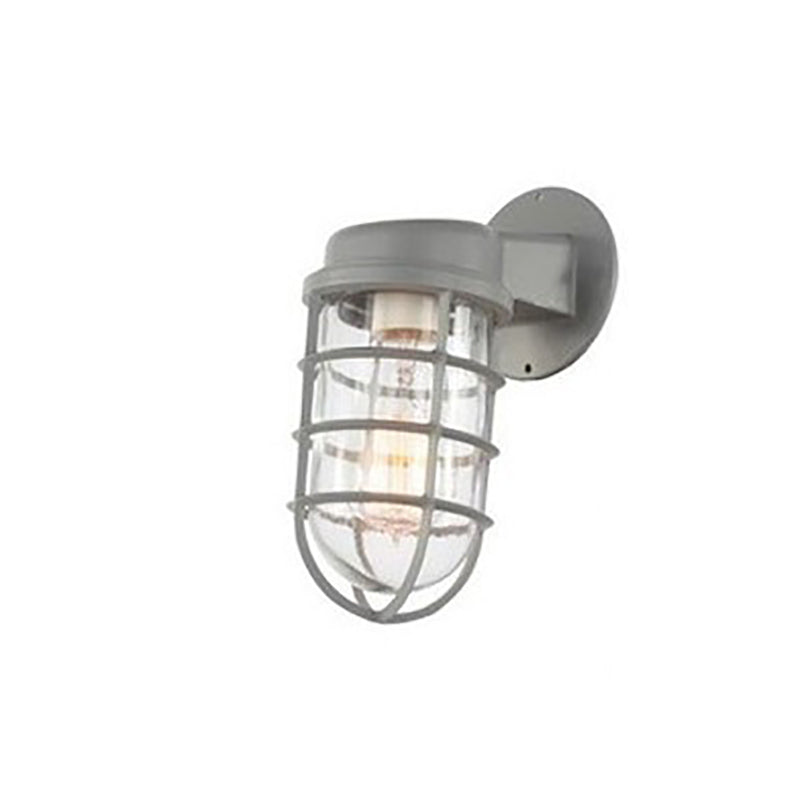 Contemporary Round Aluminum Waterproof Wall Sconce