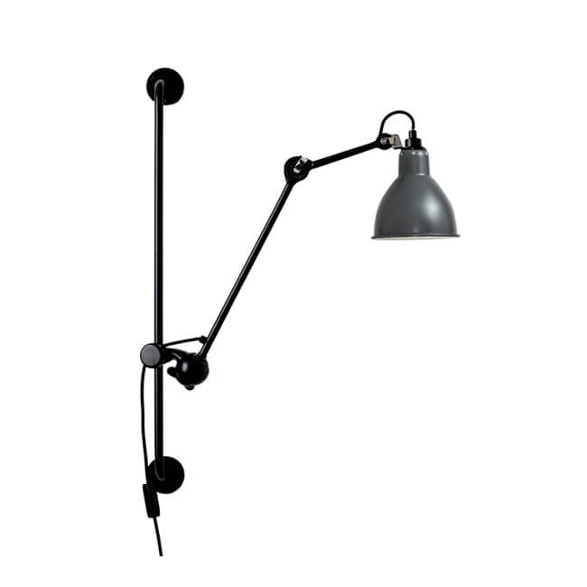 Vintage Industrial Iron Swing Arm Wall Sconce