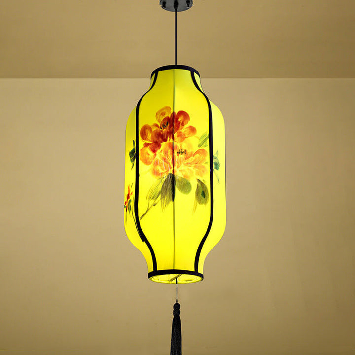 Lantern Fabric Pendant Light