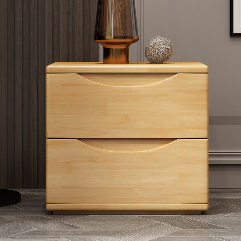Rectangular Wood Nightstand