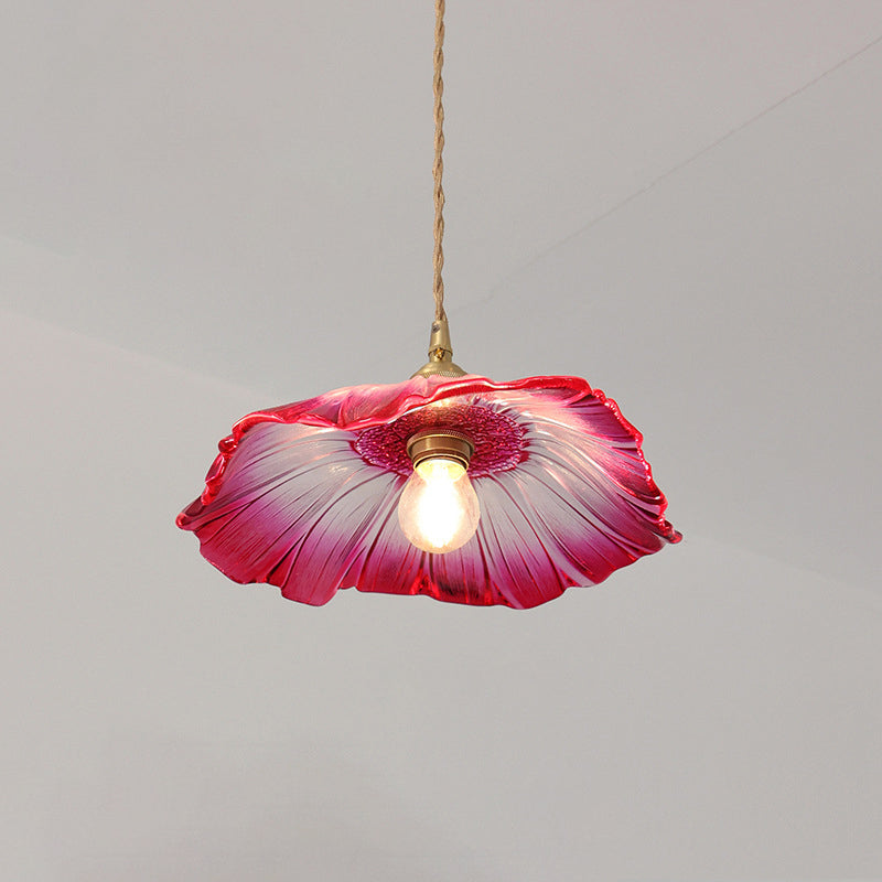 Art Deco Copper Pendant Light