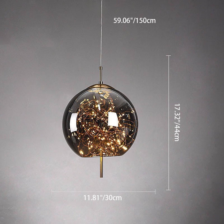 Nordic Cylinder Glass Pendant Light