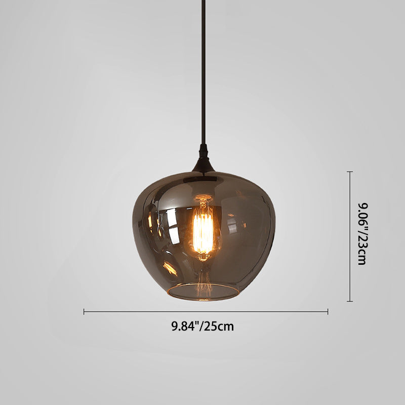 Modern Glass LED Pendant Light