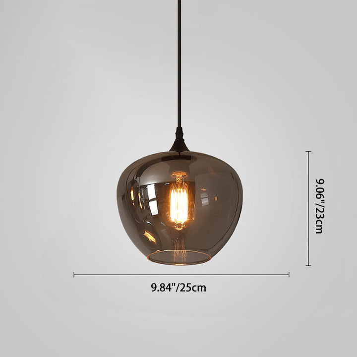 Modern Glass LED Pendant Light