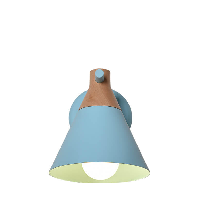 Nordic Solid Wood Wall Sconce