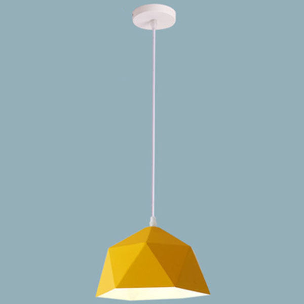 Modern Geometric Iron Pendant Light